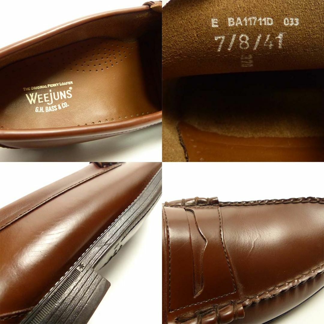 G.H.BASS(ジーエイチバス)のWeejuns G.H.BASS / ジーエイチバス コインローファーUS8D メンズの靴/シューズ(スリッポン/モカシン)の商品写真