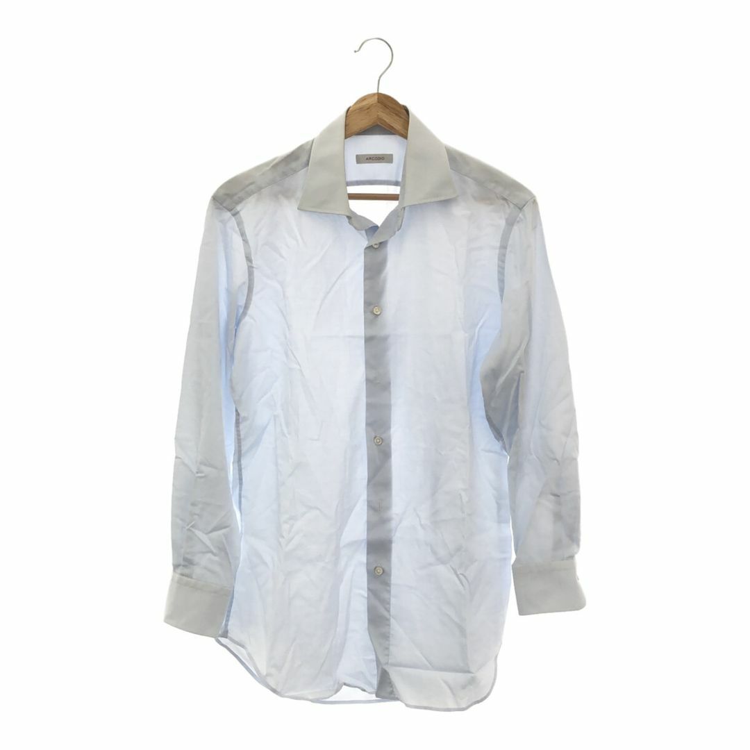 ARCODIO アルコディオ トップス シャツ カッターシャツ 襟付き シンプル レディースのトップス(シャツ/ブラウス(長袖/七分))の商品写真