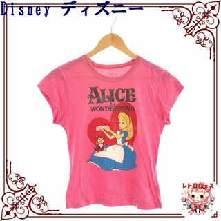 ディズニー(Disney)のDisney ディズニー トップス Tシャツ キャラクター アリス 半袖(Tシャツ(半袖/袖なし))