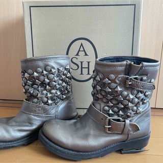 ASH - ASH アッシュ☆スタッズブーツ エンジニアブーツ ショートブーツ 37 靴