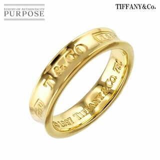 ティファニー(Tiffany & Co.)のティファニー TIFFANY&Co. 1837 ナロー 25号 リング K18 YG イエローゴールド 750 指輪 VLP 90227714(リング(指輪))
