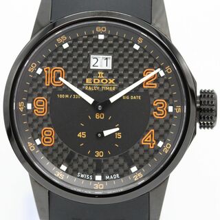 エドックス(EDOX)の【極美品】エドックス　EDOX　ラリータイマー　腕時計　メンズ　A05084(腕時計(アナログ))
