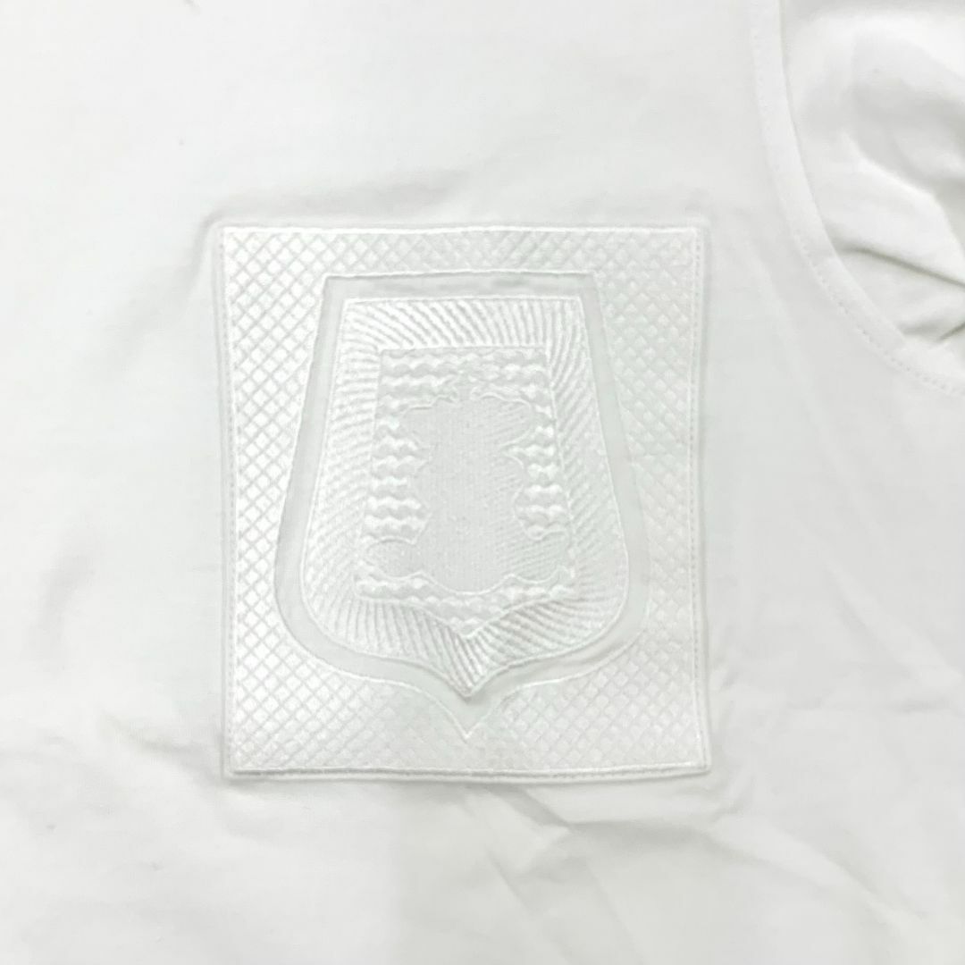 Hermes(エルメス)の8626 エルメス 刺繍 ポケット コットン Tシャツ ホワイト レディースのトップス(Tシャツ(半袖/袖なし))の商品写真