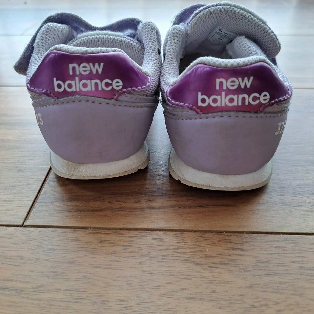 New Balance(ニューバランス)のニューバランス　14センチ　紫　373 キッズ/ベビー/マタニティのベビー靴/シューズ(~14cm)(スニーカー)の商品写真