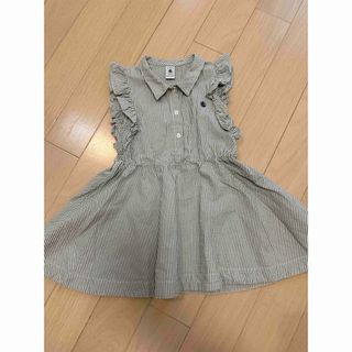 プチバトー(PETIT BATEAU)の【美品】プチバトー　ワンピース　104 4ans(ワンピース)