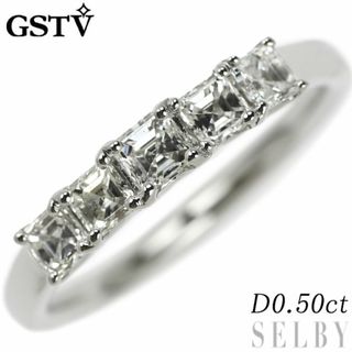 GSTV Pt950 ダイヤモンド リング 0.50ct(リング(指輪))