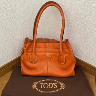 TOD’S トッズ ニューD ロゴ型押し カーフレザー トートバッグ ショルダー