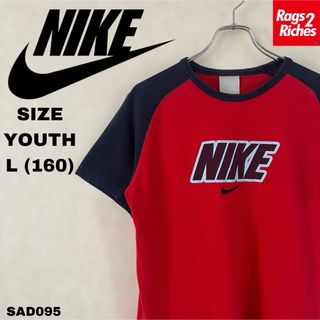 ナイキ(NIKE)のNIKE LOGOPRINTナイキ ロゴ プリントTシャツ ラグランスリーブ(Tシャツ/カットソー(半袖/袖なし))