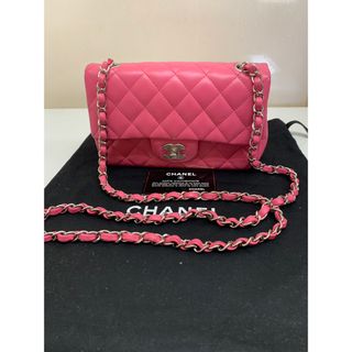 シャネル(CHANEL)の超美品CHANELシャネルミニ マトラッセ ショルダーバッグ 20CM  ピンク(ショルダーバッグ)