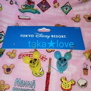 ディズニー(Disney)のﾌﾟﾛﾌ&商品説明必読◆TDR購入◆ﾐｯｷｰﾊﾞﾙｰﾝﾋﾟｱｽ♪黄色＆青のみ(その他)