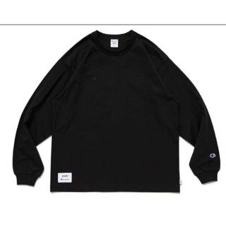 【XL】Wtaps Champion Academy L/S ロンT 黒(Tシャツ/カットソー(七分/長袖))