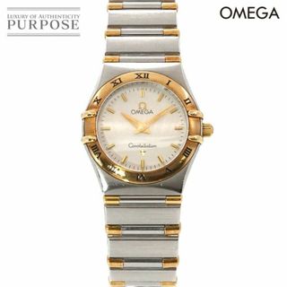 オメガ(OMEGA)のオメガ OMEGA コンステレーション SM コンビ 1372 30 レディース 腕時計 アイボリー YG クォーツ Constellation VLP 90235350(腕時計)