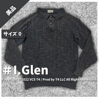 【一点限り】I.Glen ニット・セーター M ダメージデザイン　 ✓2838(ニット/セーター)