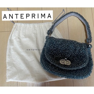 ANTEPRIMA - 【美品】アンテプリマ ターンロック ハンド バッグ ワイヤー ハンドル ブルー