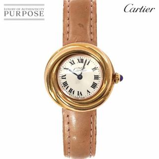 カルティエ(Cartier)のカルティエ Cartier マストトリニティ ヴェルメイユ ヴィンテージ レディース 腕時計 シルバー SV925 クォーツ Must Trinity VLP 90235345(腕時計)