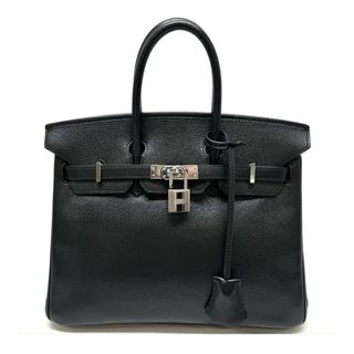 Hermes - エルメス HERMES バーキン25 バーキン 25 バッグ トートバッグ エプソン ノワール ブラック 黒 シルバー金具 ヴォーエプソン