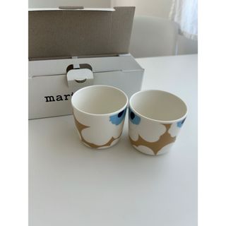 マリメッコ(marimekko)のmarimekko ウニッコ カップ２個セット(グラス/カップ)