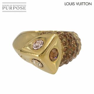 ルイヴィトン(LOUIS VUITTON)のルイ ヴィトン 指輪 LVトランキーズ リング 指輪 ラインストーン ゴールド M68052 アクセサリー VLP 90232139(リング(指輪))
