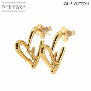 LOUIS VUITTON - 新品同様 ルイ ヴィトン LOUIS VUITTON ピアス ハート フォーリンラブ PM ゴールド M00463 アクセサリー VLP 90232152