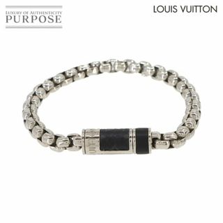 LOUIS VUITTON - 新品同様 ルイ ヴィトン LOUIS VUITTON ブレスレット チェーン モノグラム エクリプス シルバー ブラック M62592 VLP 90232156