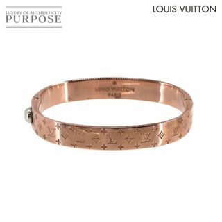 ルイヴィトン(LOUIS VUITTON)の新品同様 ルイ ヴィトン LOUIS VUITTON カフ ナノグラム バングル ブレスレット ピンクゴールド M00253 VLP 90233233(ブレスレット/バングル)