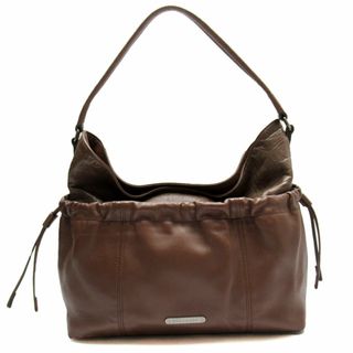 BURBERRY - バーバリー BURBERRY ショルダーバッグ レザー ブラウン レディース 送料無料【中古】 w0270a