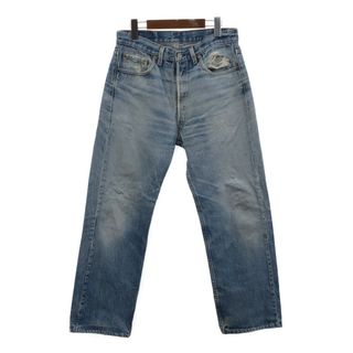 リーバイス(Levi's)の90年代 USA製 Levi's リーバイス 501 デニムパンツ アメカジ ブルー (メンズ W32 L34) 中古 古着 Q5067(デニム/ジーンズ)