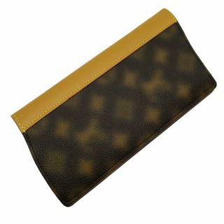 ルイヴィトン(LOUIS VUITTON)のルイ ヴィトン LOUIS VUITTON 二つ折り長財布 ディス イズ ノット モノグラム ポルトフォイユ ブラザ モノグラムキャンバス/レザー ブラウン メンズ M81596 送料無料【中古】 w0284a(折り財布)