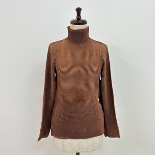 イッセイミヤケ(ISSEY MIYAKE)の90s ヴィンテージ イッセイミヤケ プリーツ タートルネック 長袖 カットソー(カットソー(長袖/七分))