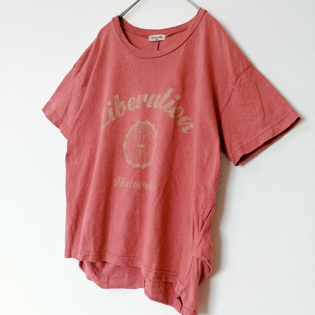 SM2(サマンサモスモス)のサマンサモスモ SM2 半袖 Tシャツ ロゴ 英字 訳あり レディースのトップス(Tシャツ(半袖/袖なし))の商品写真