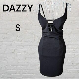 dazzy store - DAZZY Storeデイジーストア  黒　ベアトップ　ミニ　キャバドレス　　S