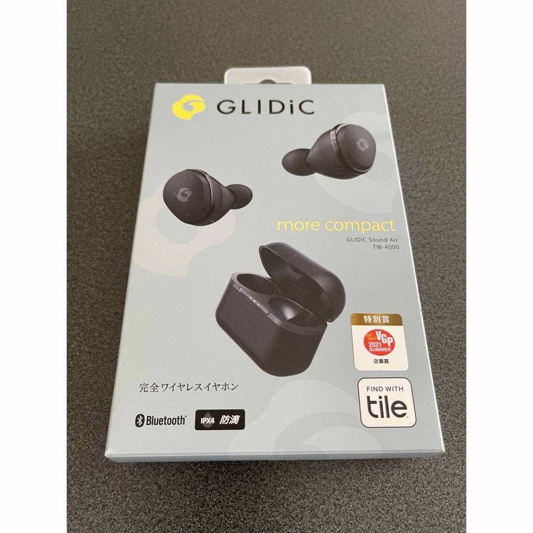 GLIDiC(グライディック)のGLIDiC GLIDiC Sound Air TW-4000/クールブラック スマホ/家電/カメラのオーディオ機器(ヘッドフォン/イヤフォン)の商品写真