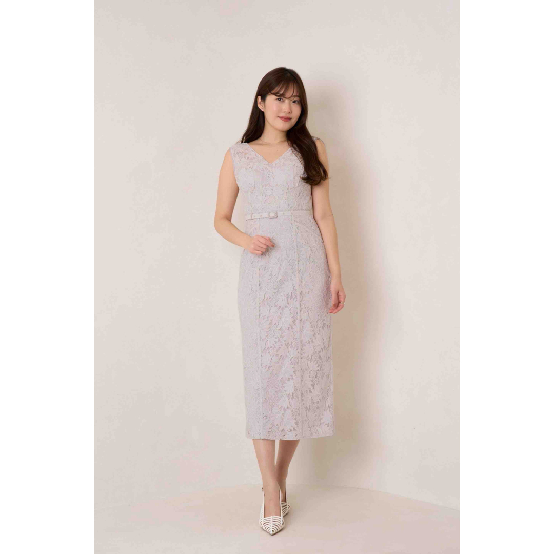 Her lip to(ハーリップトゥ)のWaltz Floral Lace Belted Dress M レディースのワンピース(ひざ丈ワンピース)の商品写真