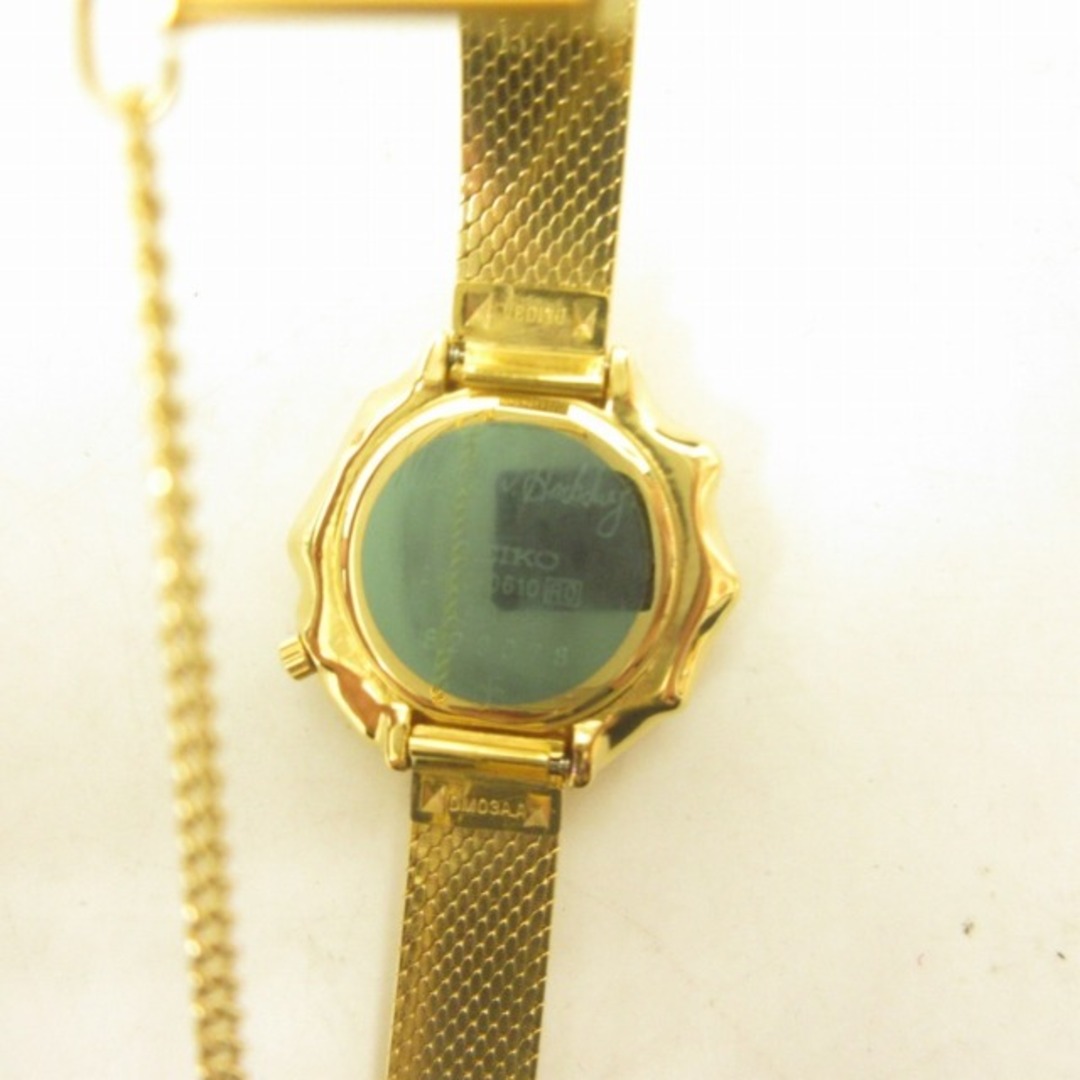 SEIKO(セイコー)のセイコー SEIKO 腕時計 フラワー ウォッチ ハプスブルグ クォーツ 金色 レディースのファッション小物(腕時計)の商品写真