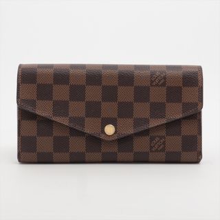 ルイヴィトン(LOUIS VUITTON)のヴィトン ポルトフォイユサラ   ブラウン レディース 長財布(財布)