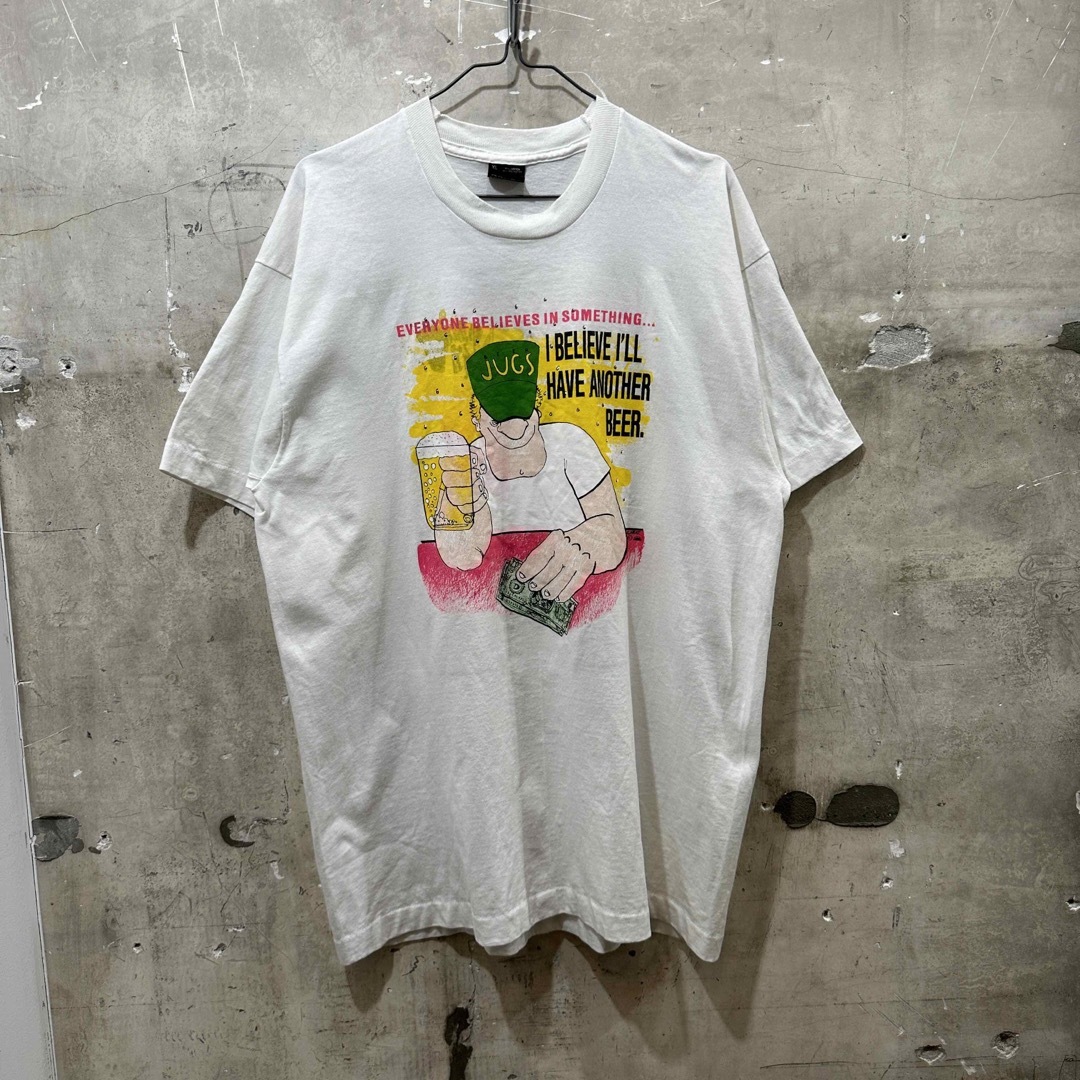 USA製80sビンテージ古着 ビール BEER Tシャツ メンズのトップス(Tシャツ/カットソー(半袖/袖なし))の商品写真