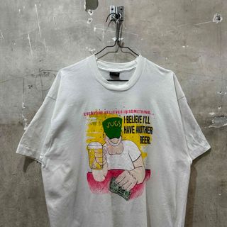 USA製80sビンテージ古着 ビール BEER Tシャツ(Tシャツ/カットソー(半袖/袖なし))