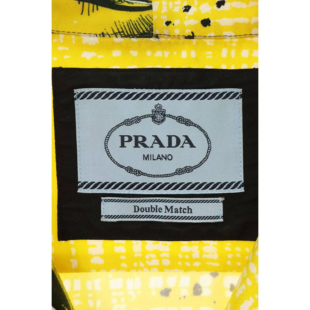 PRADA(プラダ)のプラダ  22SS  UCS406 ダブルマッチトライアングルロゴオーバーサイズ半袖シャツ メンズ L メンズのトップス(シャツ)の商品写真