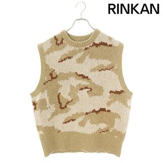 エメレオンドレ AIME LEON DORE  22AW  CAMO CREWNECK VEST FW22KS008 カモクルーネックニットベスト メンズ M(ベスト)