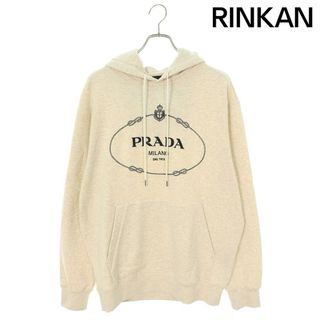 プラダ(PRADA)のプラダ  23AW  UJL24B ロゴコットンフリースパーカー メンズ M(パーカー)