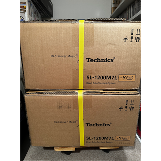 テクニクス(Technics)の匿名配送 限定 新品 2台セット Technics SL-1200 M7L Y(ターンテーブル)