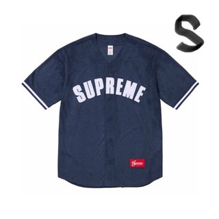 Supreme - Supreme Ultrasuede Mesh Baseball Jersey 