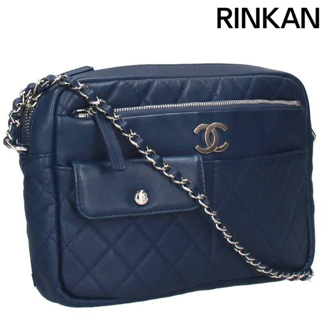CHANEL - シャネル マトラッセ ラムスキンショルダーカメラ CHANEL - シャネル マトラッセ ラムスキンショルダーカメラ