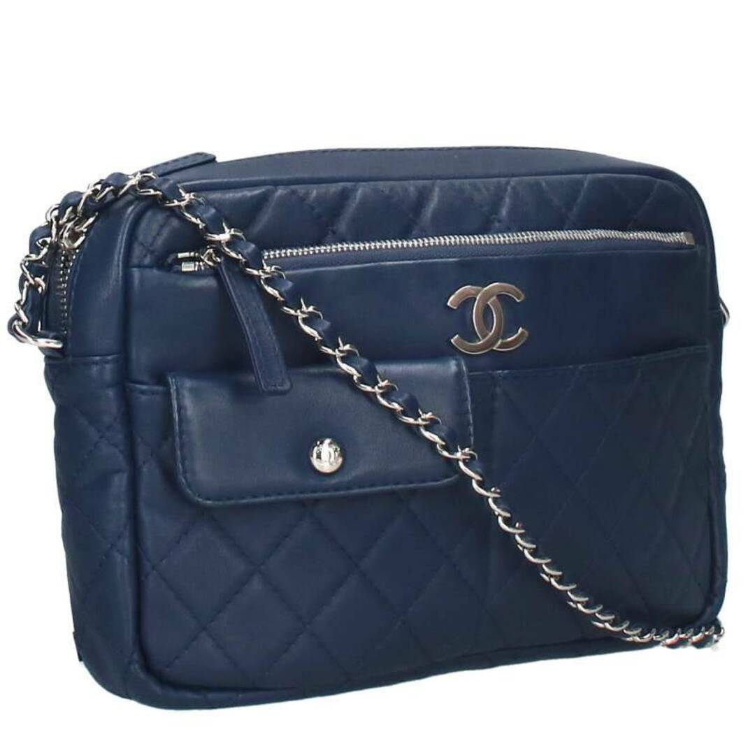 CHANEL - シャネル マトラッセ ラムスキンショルダーカメラ CHANEL - シャネル マトラッセ ラムスキンショルダーカメラ