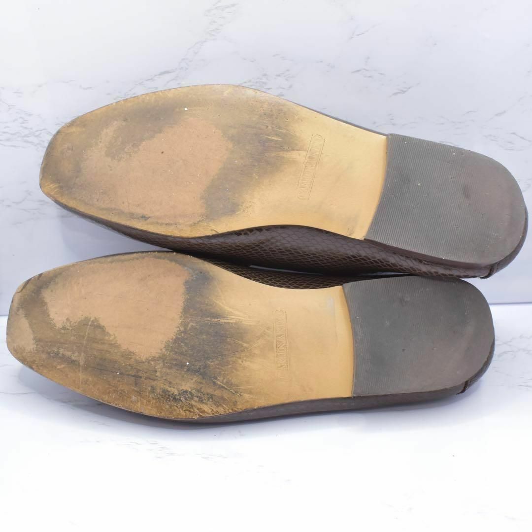 CAMINANDO(カミナンド)のcaminando beauty&youthビットローファー　パイソン　ブラウン レディースの靴/シューズ(ローファー/革靴)の商品写真