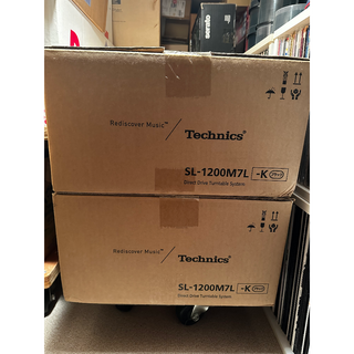 テクニクス(Technics)の新品 Black 2台セット DJ Technics SL-1200 M7L K(ターンテーブル)