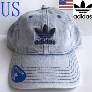 アディダス(adidas)のレア 新品 アディダス キャップ USA デニム ハット 帽子(キャップ)