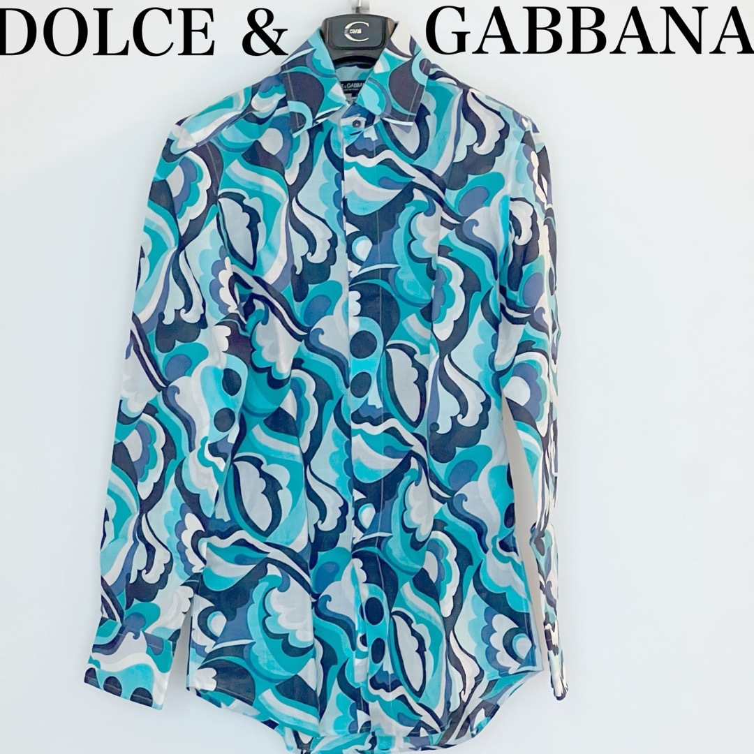 DOLCE&GABBANA(ドルチェアンドガッバーナ)の長袖 シャツ 長袖シャツ 総柄 トップス　ドルガバ　ドルチェアンドガッパーナ　 メンズのトップス(シャツ)の商品写真