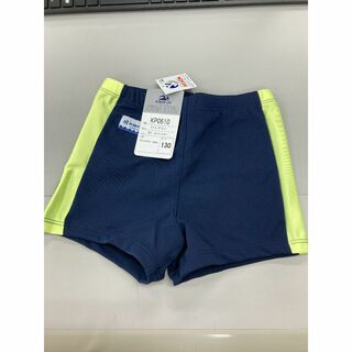 スイミングパンツ　紺×イエロー　130サイズ(水着)