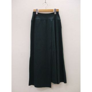 YOKE/Asymmertry Jersey Skirt/ラップスカート/グリーン/サイズ0/ヨーク/定価18000円【中古】【レディース】1-0708M♪(その他)